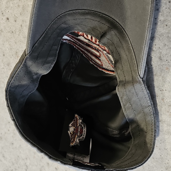 Harley-Davidson Large Charcoal Embroidered Cap - Picture 4 of 7